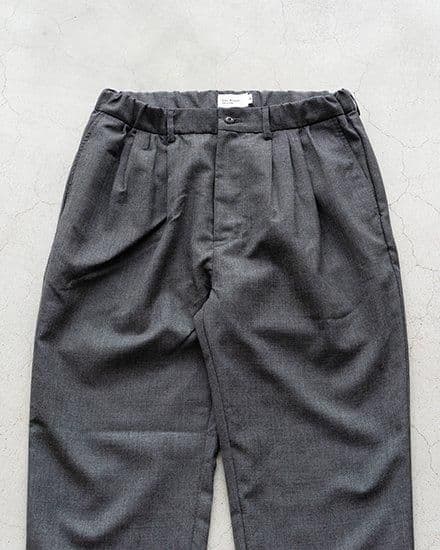 STILL BY HAND スティルバイハンド ウールナイロン4タックパンツ