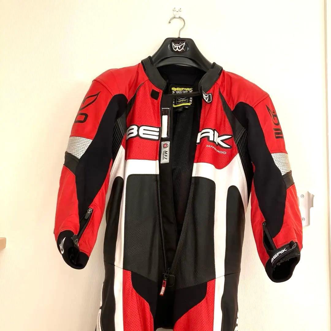 サイン入り ベリック バイクスーツ 革ツナギ