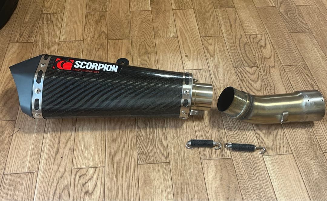 ZX-6R スコーピオン セルケトテーパー スリップオン マフラー