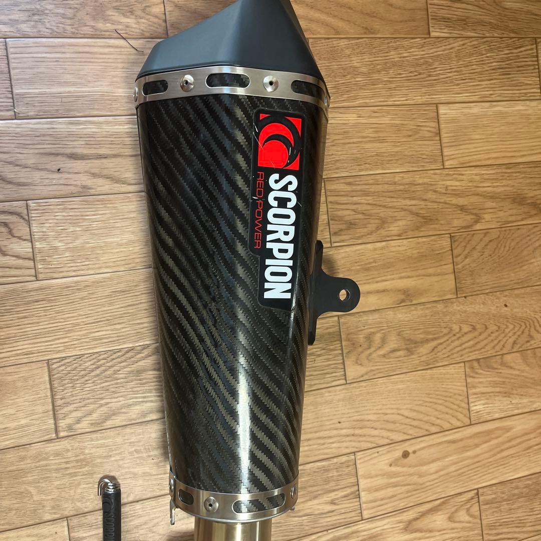 ZX-6R スコーピオン セルケトテーパー スリップオン マフラー