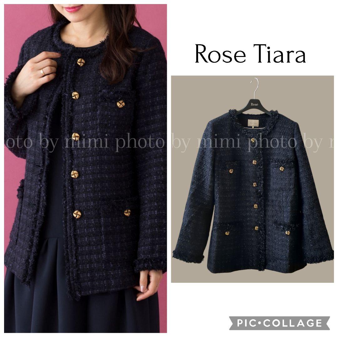 Rose Tiara*バンビーナツイードジャケット 大きいサイズ