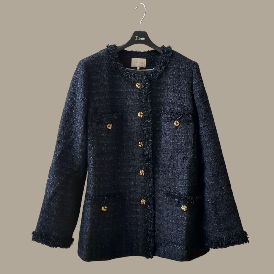 Rose Tiara*バンビーナツイードジャケット 大きいサイズ