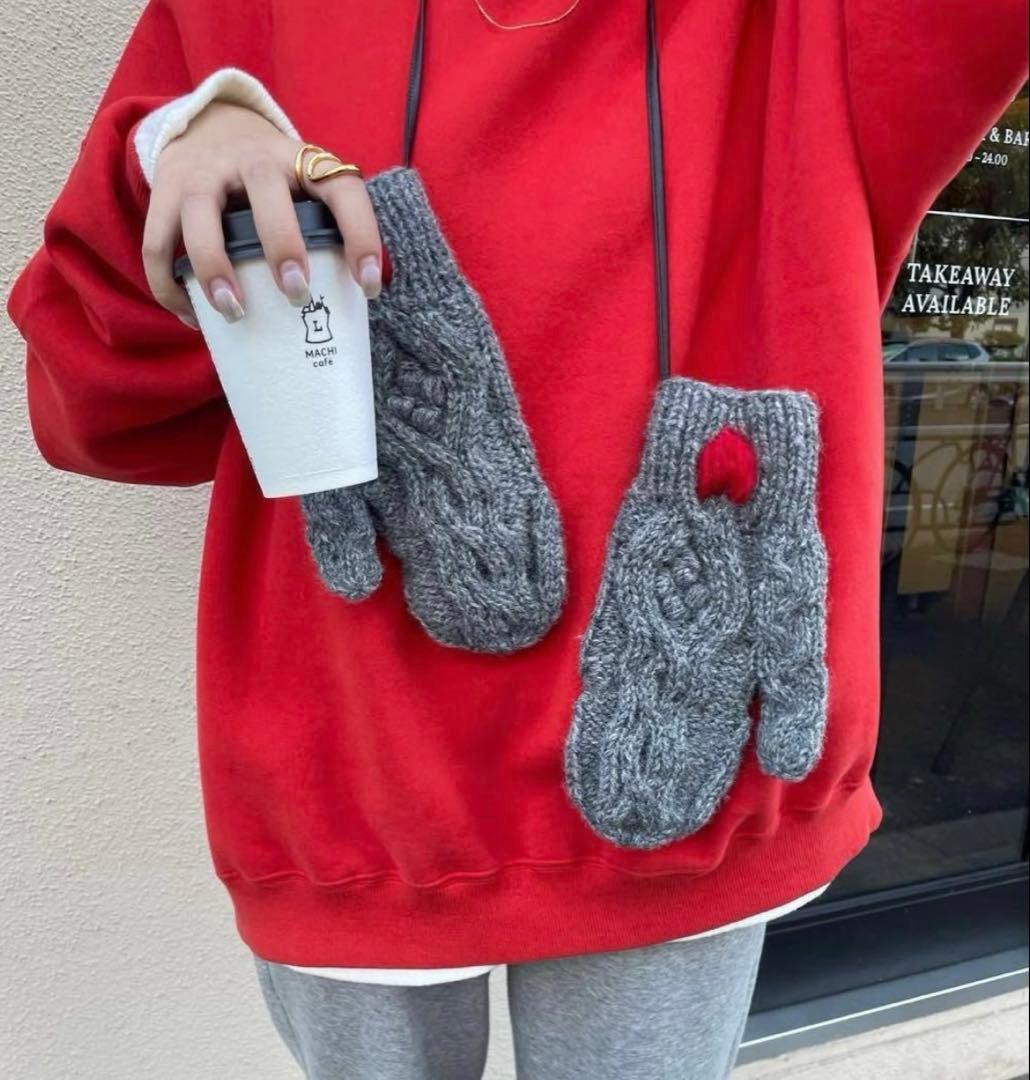 searoomlynn Volume Sweat プルオーバー　アップル