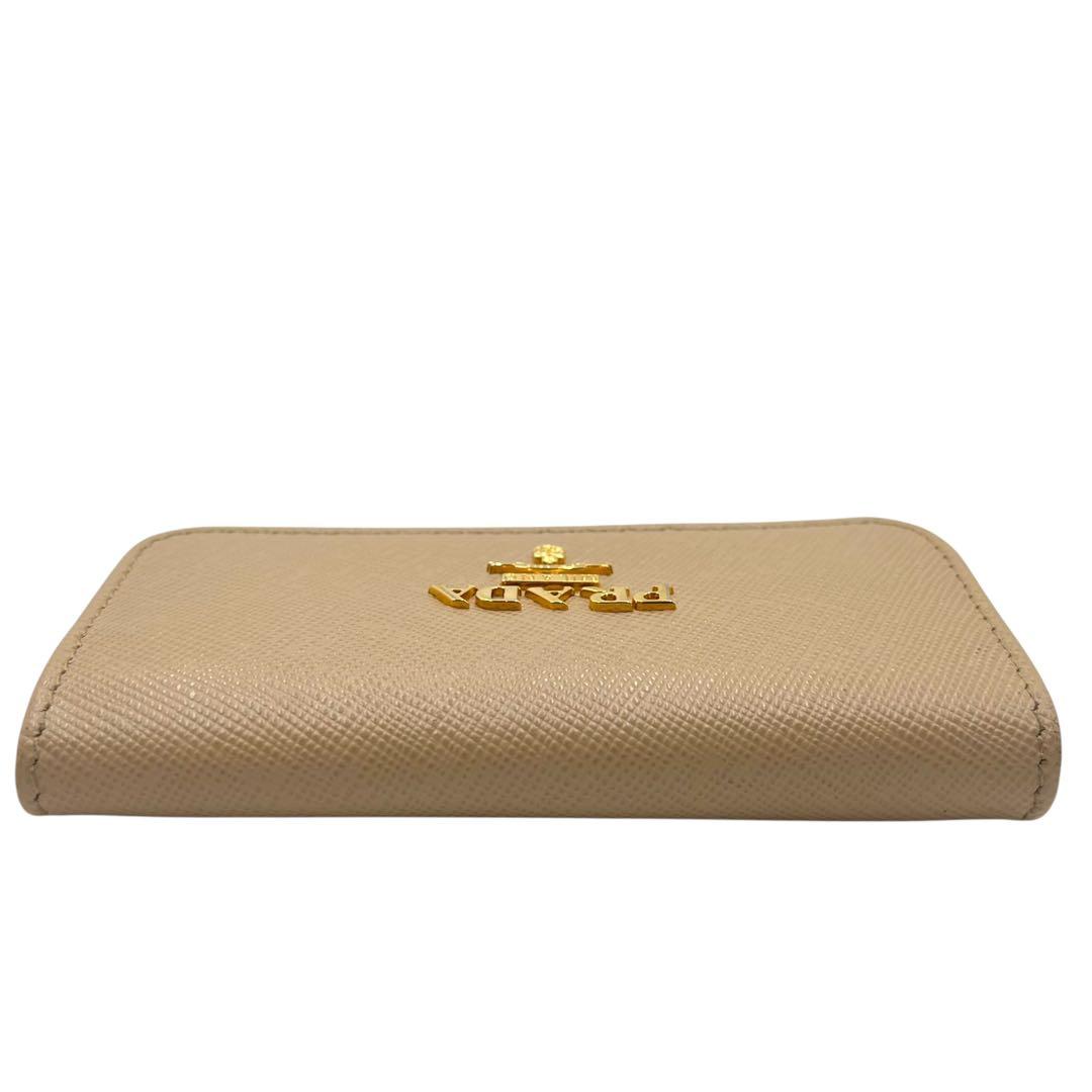 PRADA プラダ　6連キーケース　鍵　バイカラー　サフィアーノレザー