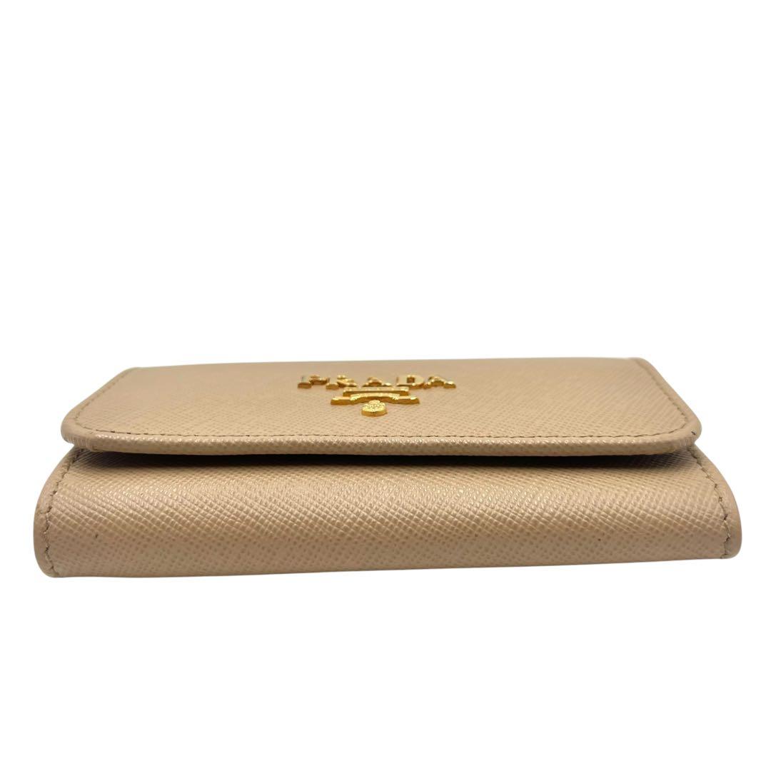 PRADA プラダ　6連キーケース　鍵　バイカラー　サフィアーノレザー