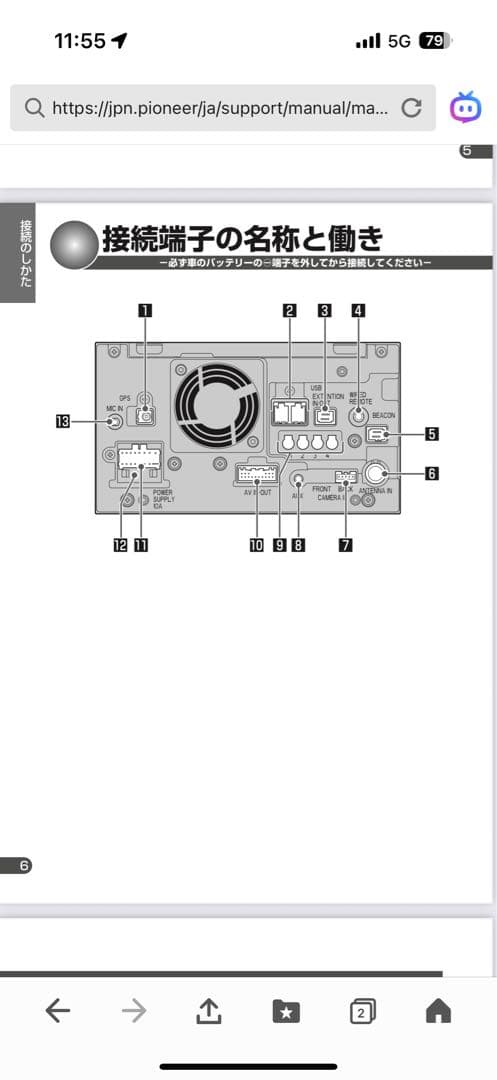 カロッツェリア AVIC-ZH77 カーナビ フルセグ