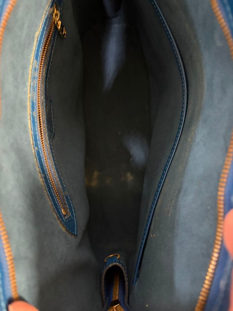 ま*お様 ルイヴィトン　エピ　リュサック　トートバッグ　ハンド　ブルー　肩掛け