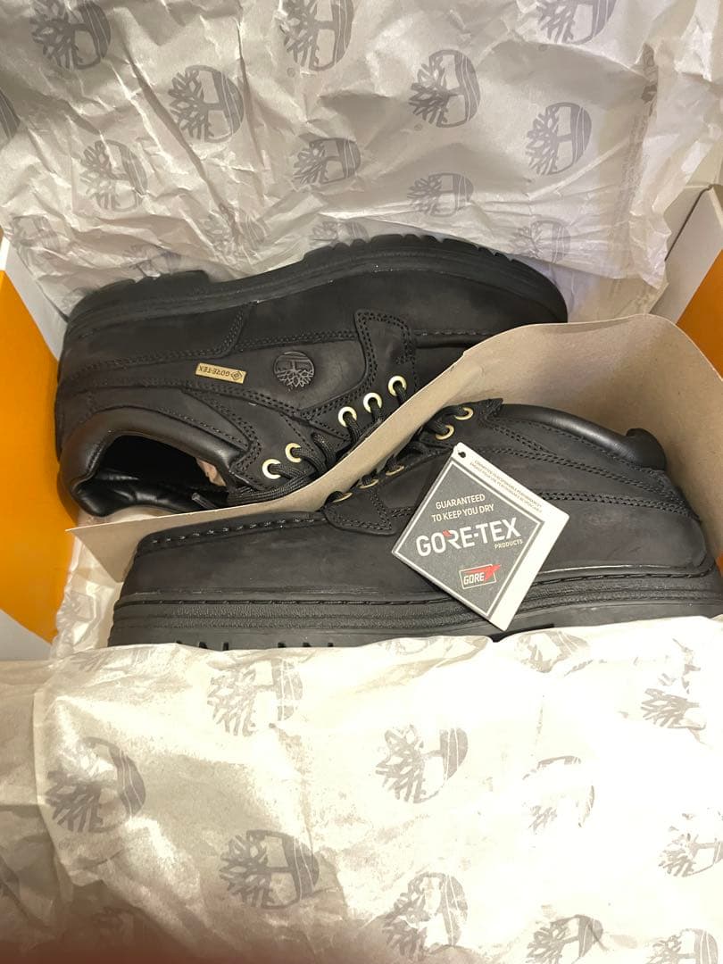 timberland moc toe gtx black 黒