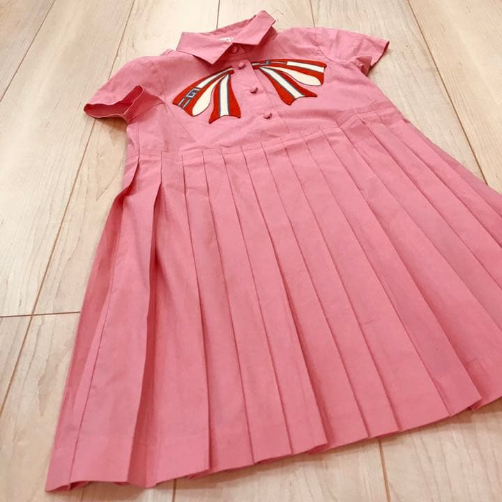 GUCCI リボン　ワンピース　110程　サイズ6キッズ