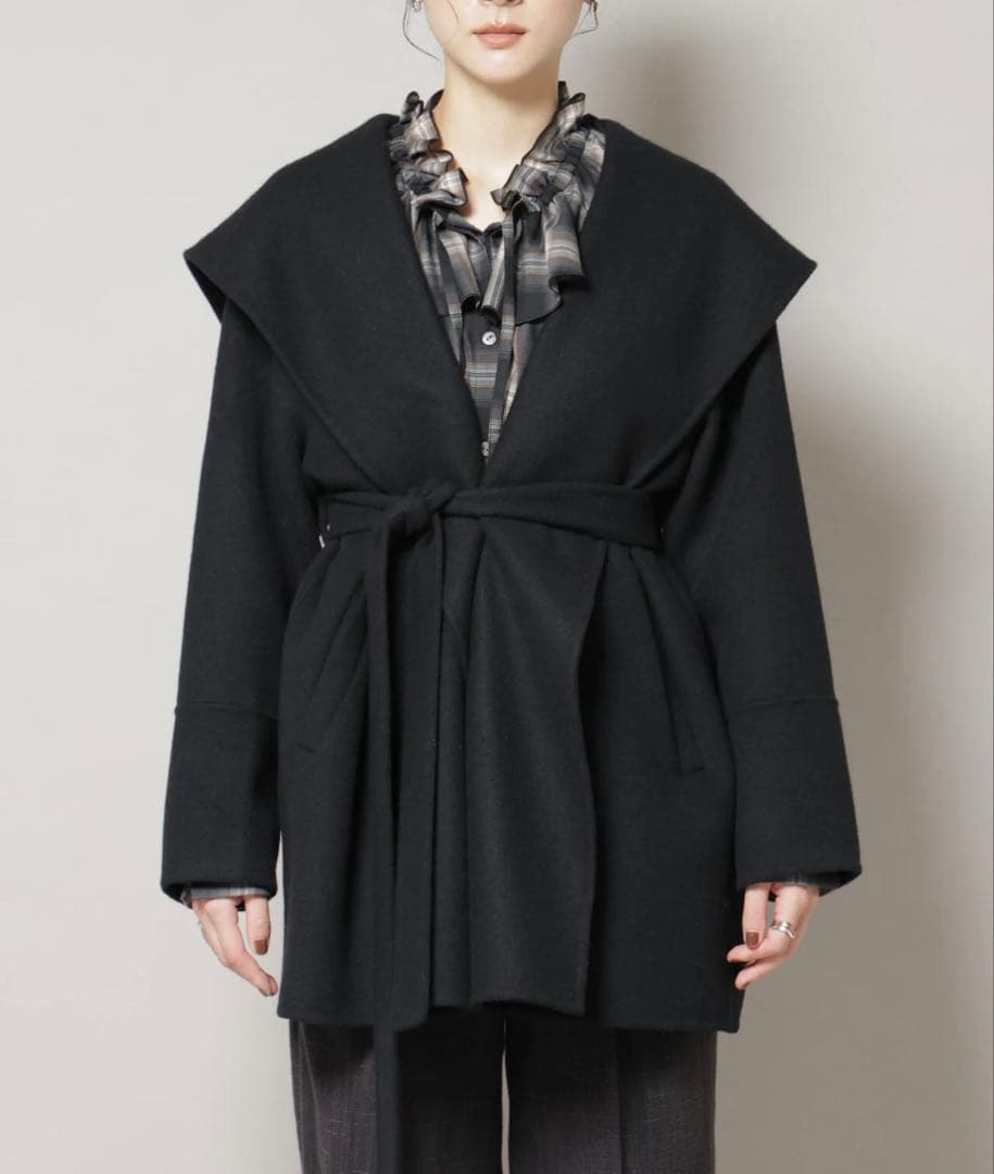 nano universe SUPER110blendリバーショールミディコート