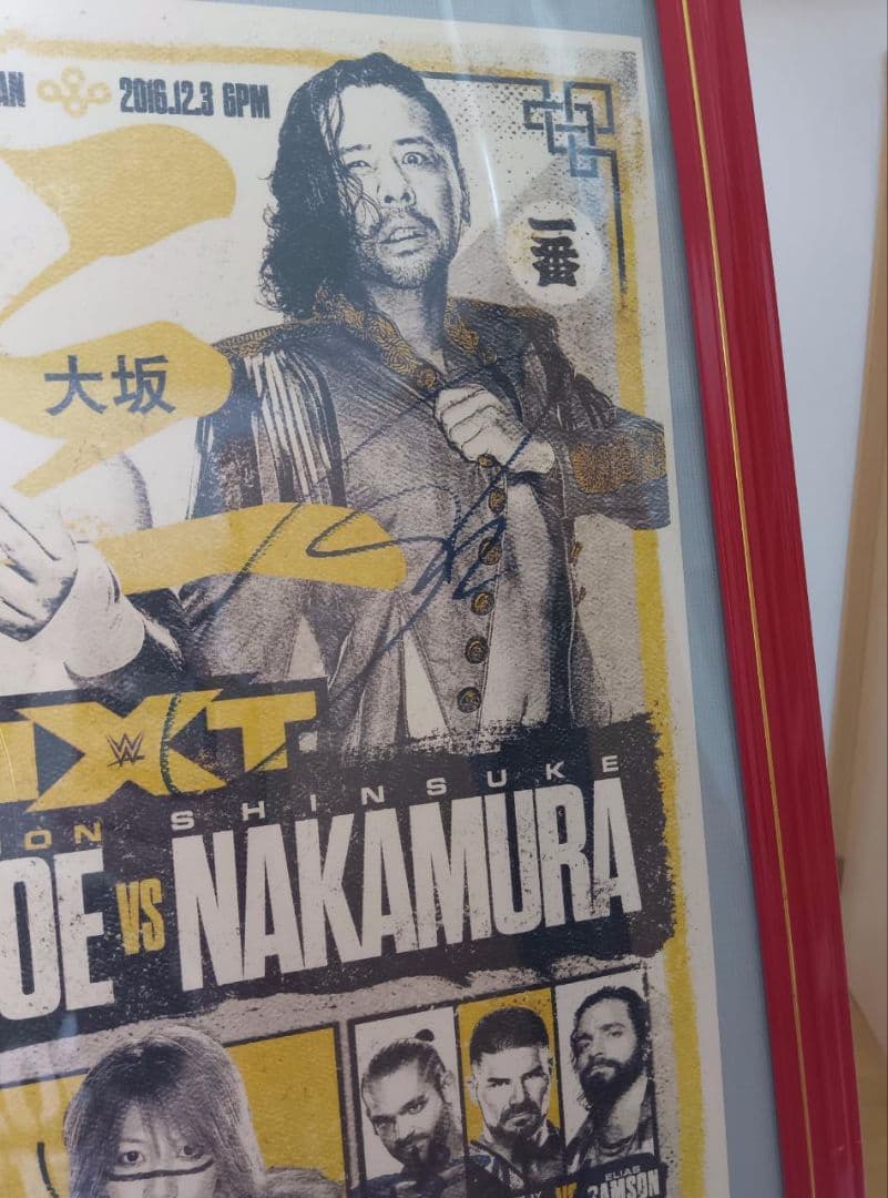 【値下げ】WWE NXTスーパースター　直筆サインポスター