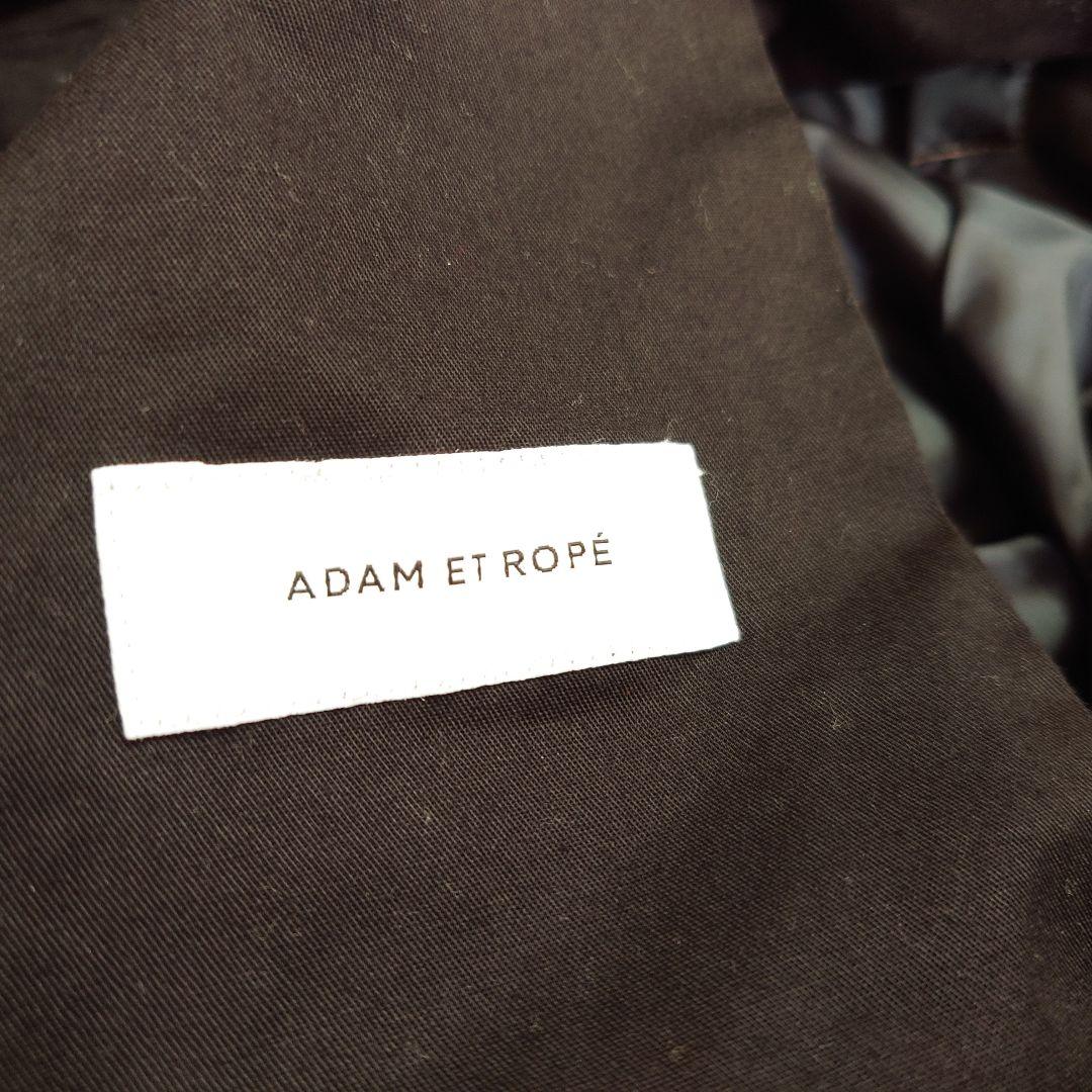 ADAM ET ROPE' ハードクロス 2プリーツ スラックス