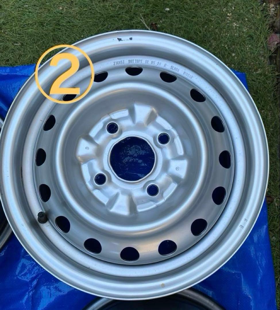 【純正】NV200 新車外し14インチ スチールホイール　4本