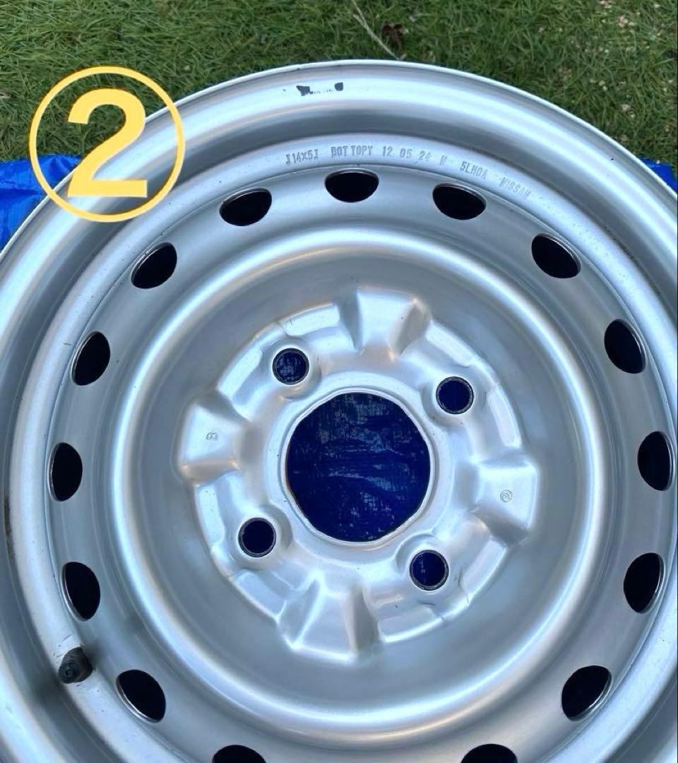 【純正】NV200 新車外し14インチ スチールホイール　4本