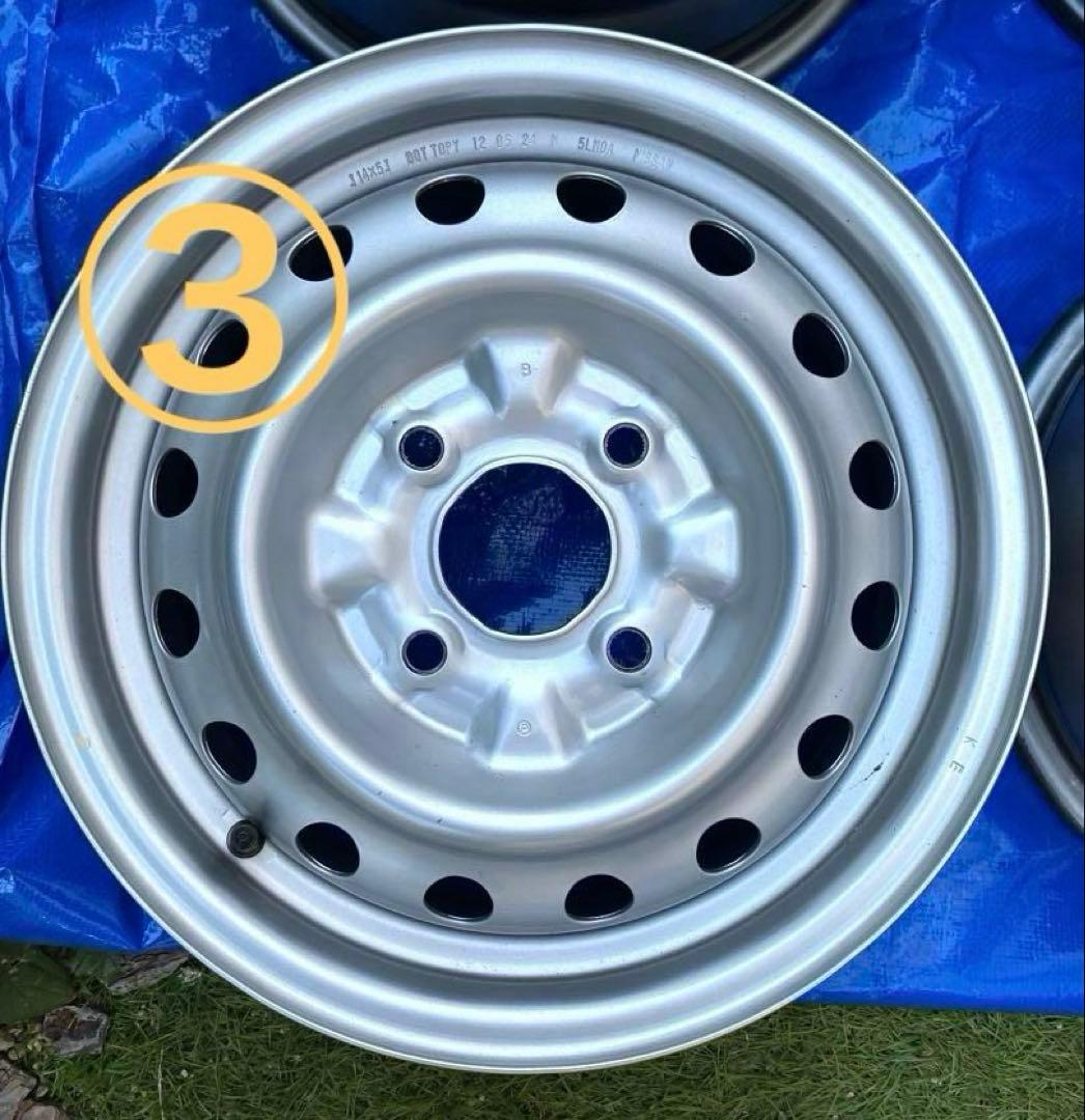 【純正】NV200 新車外し14インチ スチールホイール　4本