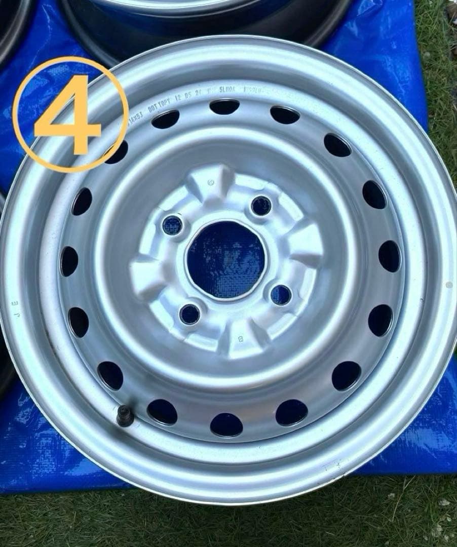 【純正】NV200 新車外し14インチ スチールホイール　4本