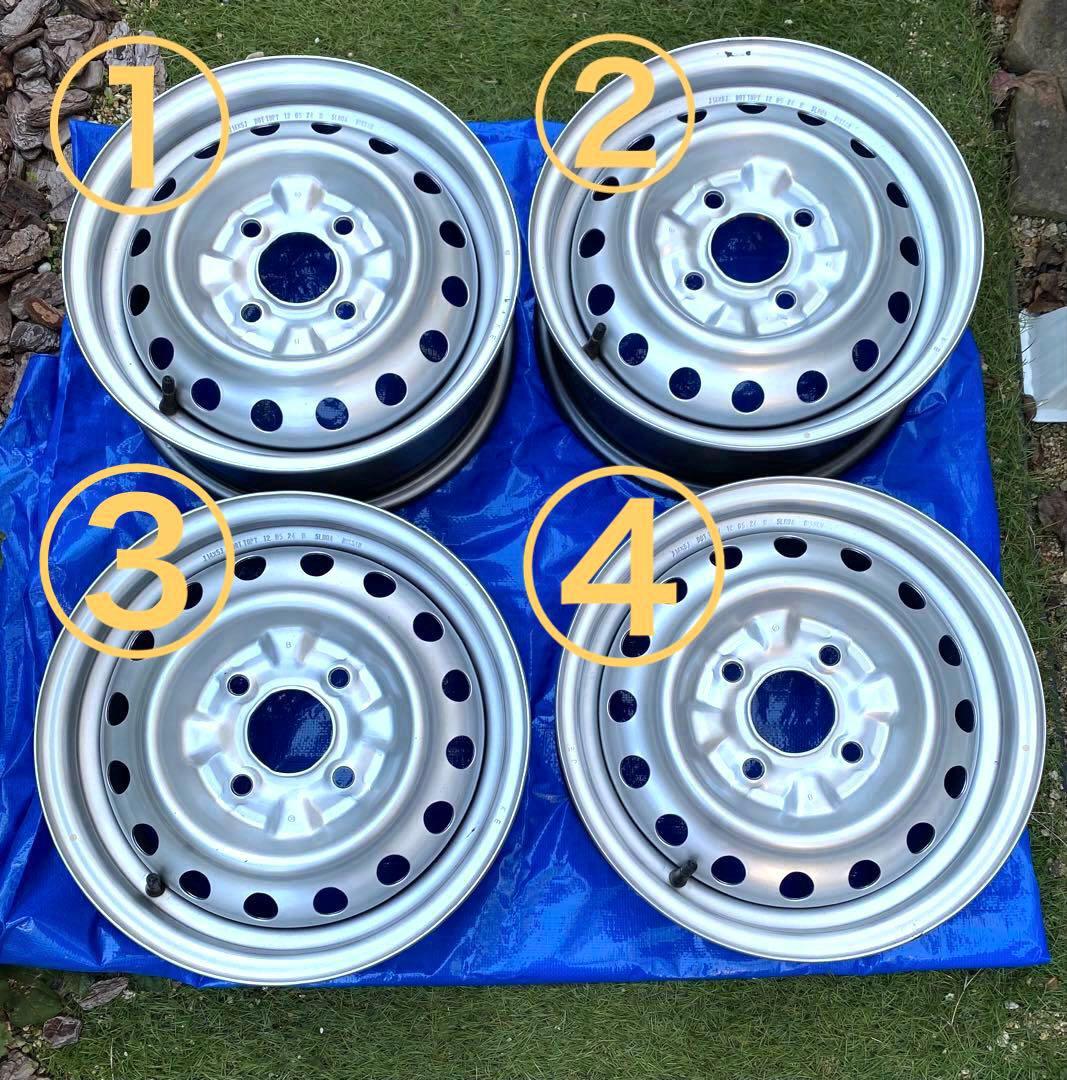 【純正】NV200 新車外し14インチ スチールホイール　4本