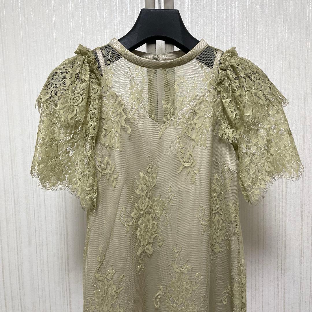 こじこじ 新品　リルアー　Lace layered scallop