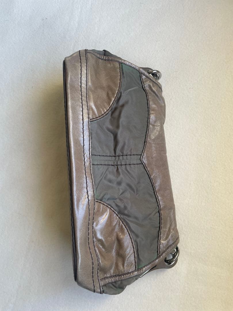 バッグ 00s prada archive leather bag y2k