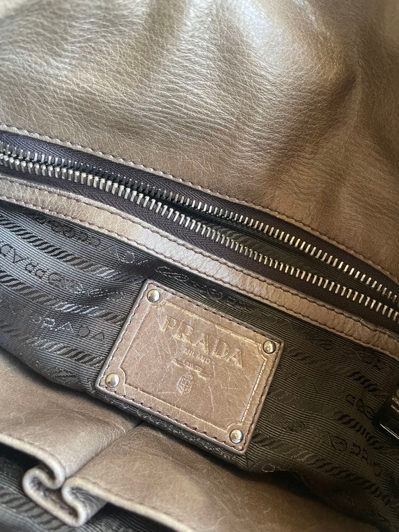 バッグ 00s prada archive leather bag y2k