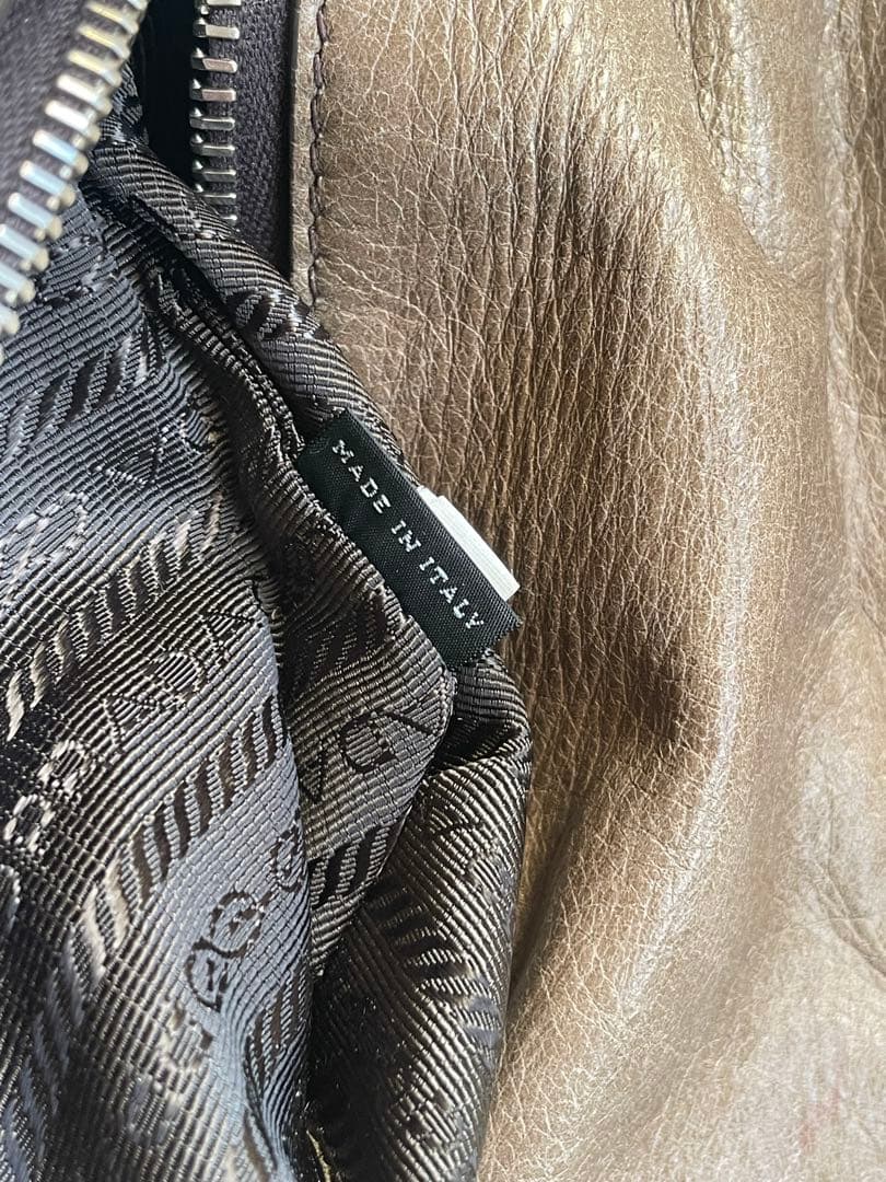 バッグ 00s prada archive leather bag y2k