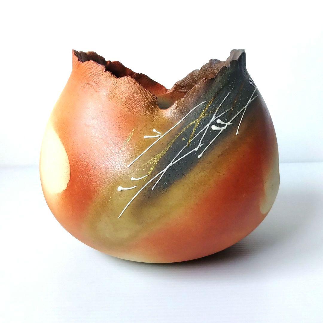 信楽焼 陶芸家 大原薫 伝統工芸士 花器 壷 生け花 フラワーベース