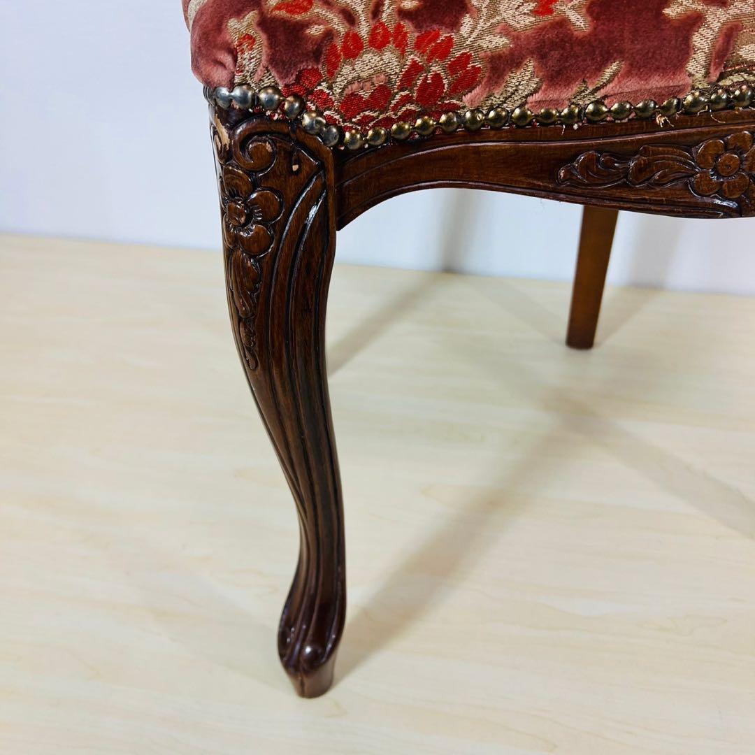 イタリア製 ダイニングチェアー 猫足 猫脚 椅子 イタリア家具 インテリア ②