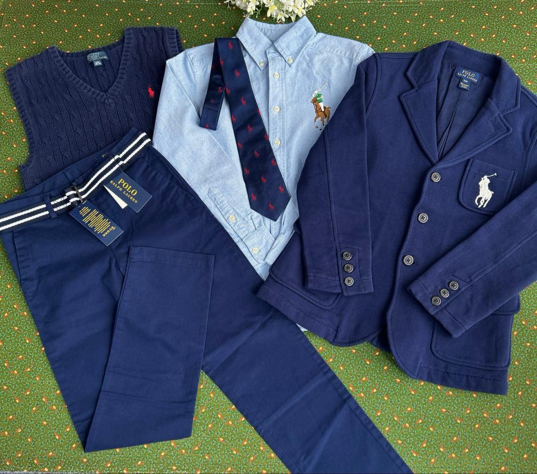 ららラルフローレン フォーマル 140cm ロングパンツ 男の子 卒業式