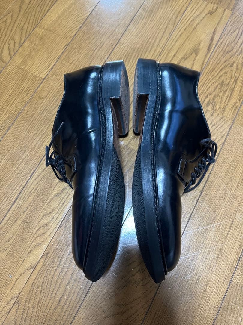 Berwick 1907 ブラック プレーンドレスシューズ