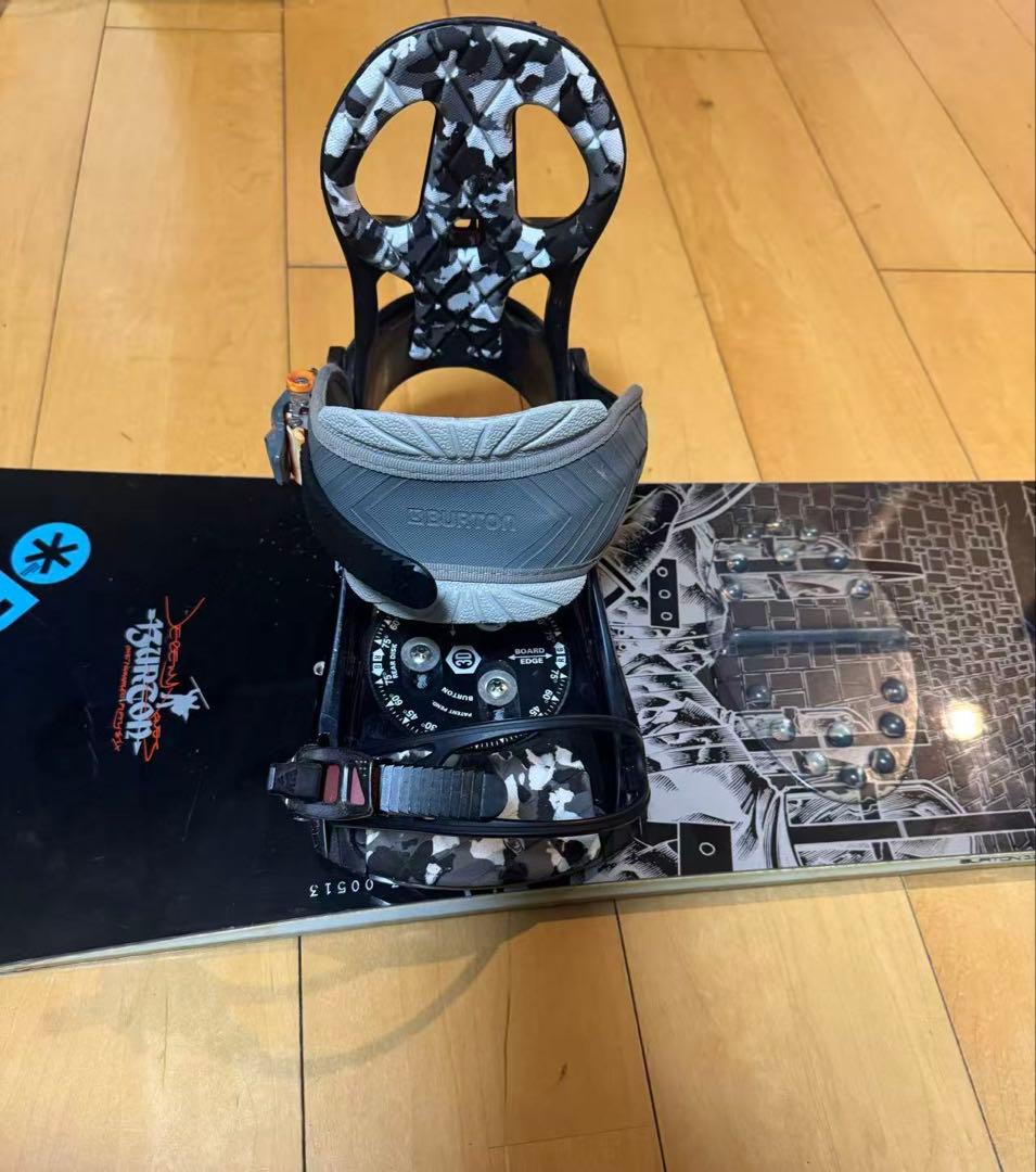 BURTON バートン　スノーボード板　スノーボードセット　156センチ