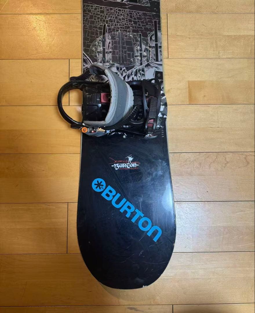 BURTON バートン　スノーボード板　スノーボードセット　156センチ