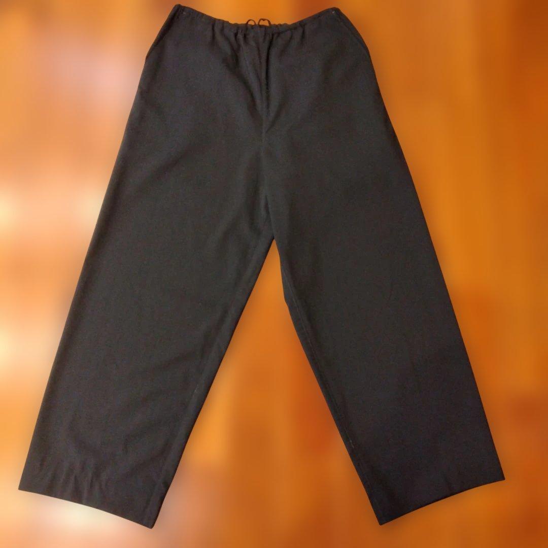 パンツ Wool Voile Side Seamless Slacks/blurhms