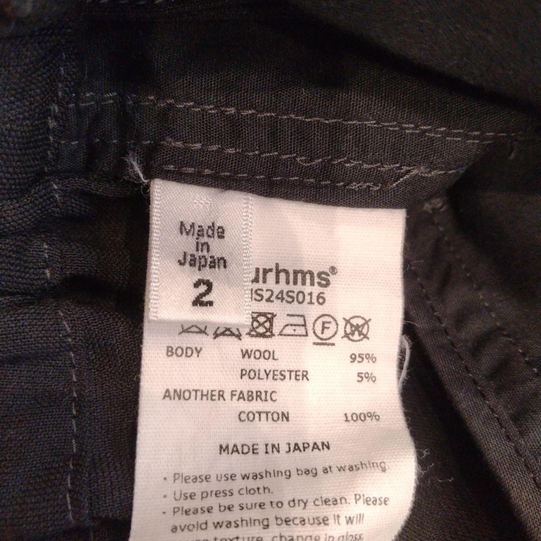 パンツ Wool Voile Side Seamless Slacks/blurhms