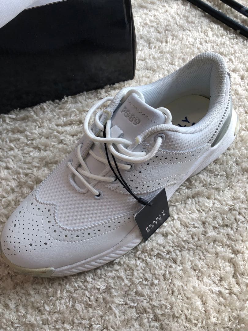 新品　パーリーゲイツ　26.5 ゴルフシューズ　ホワイトカラー