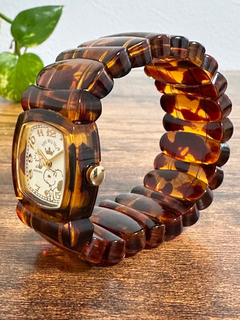 Time Will Tell NEWYORK スヌーピー 腕時計