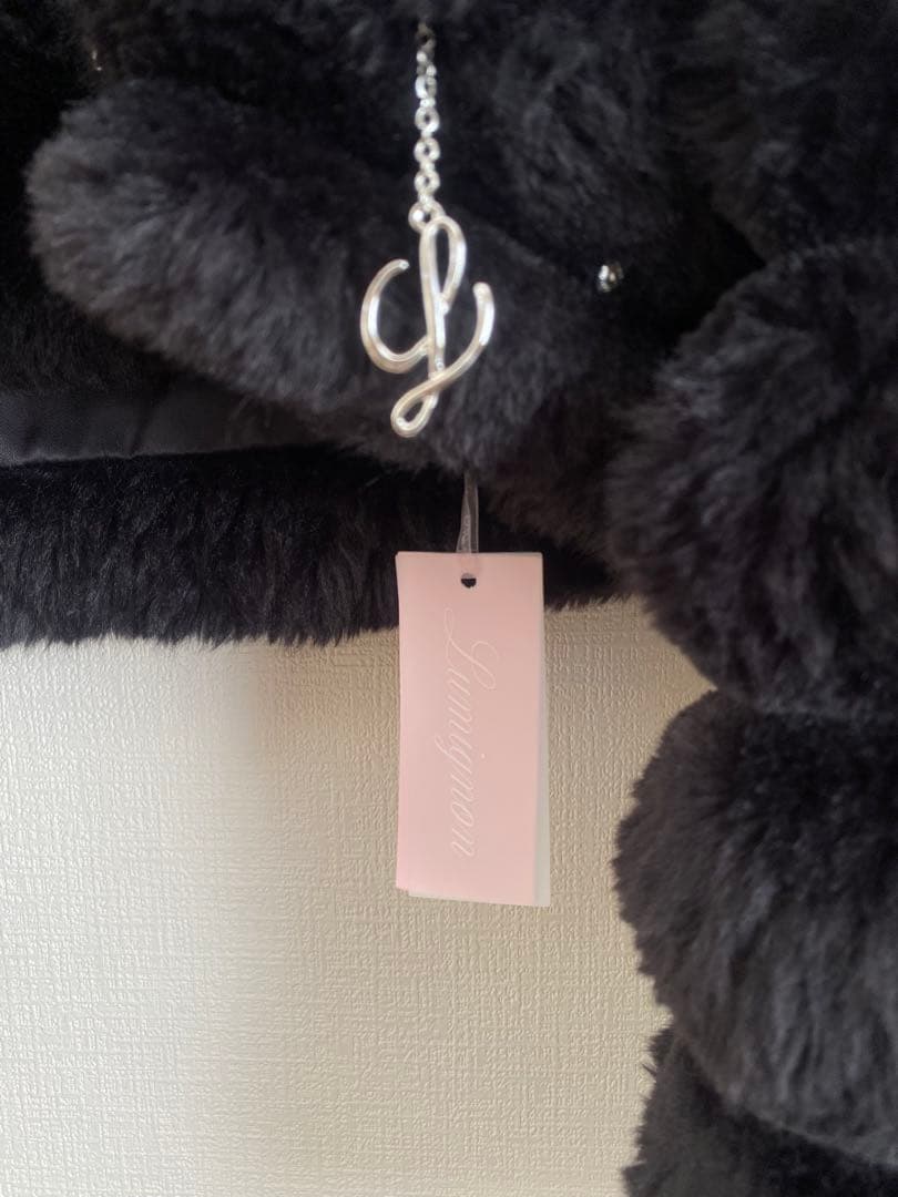 新品タグ付✨Lumi puff kirakira bijou fur coat