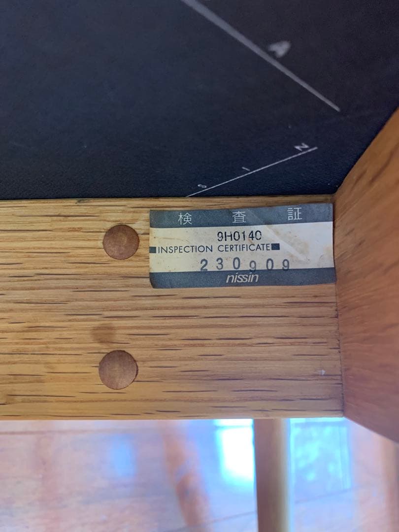 Kさま専用　飛騨高山　日進木工　無垢材　ダイニングチェア　②