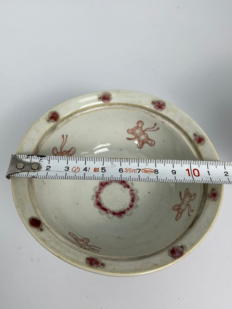 中国美術清時代古い色絵蓋物アンティーク