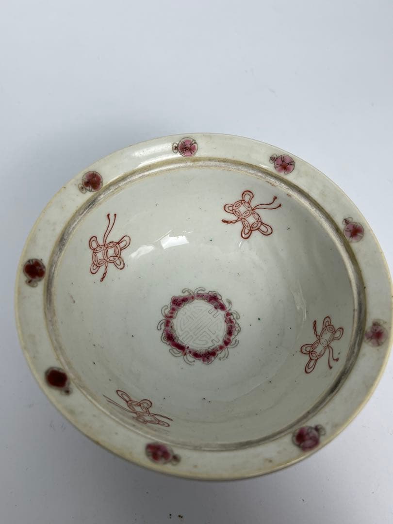 中国美術清時代古い色絵蓋物アンティーク