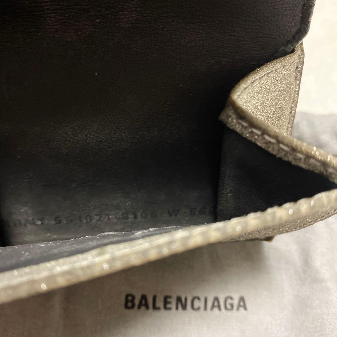 y*u様 [国内正規品]BALENCIAGA バレンシアガ　三つ折り財布 ダーク