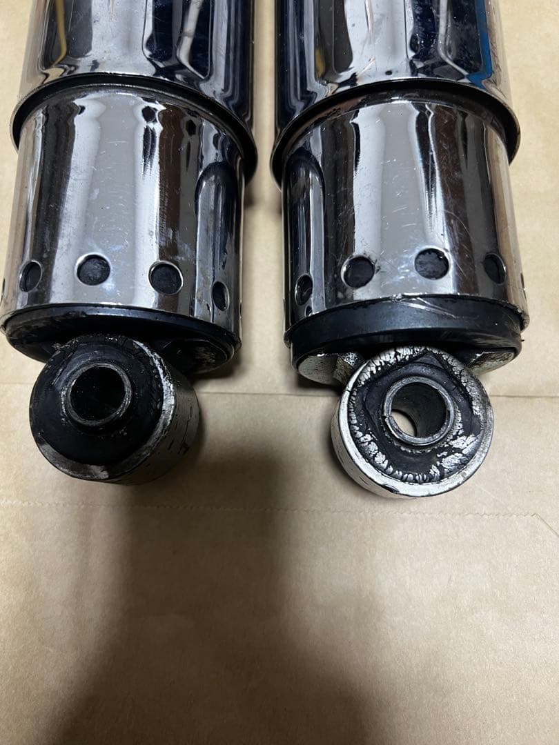 ハーレー　ショベル　純正　リア　サスペンション　12インチ　フルカバー