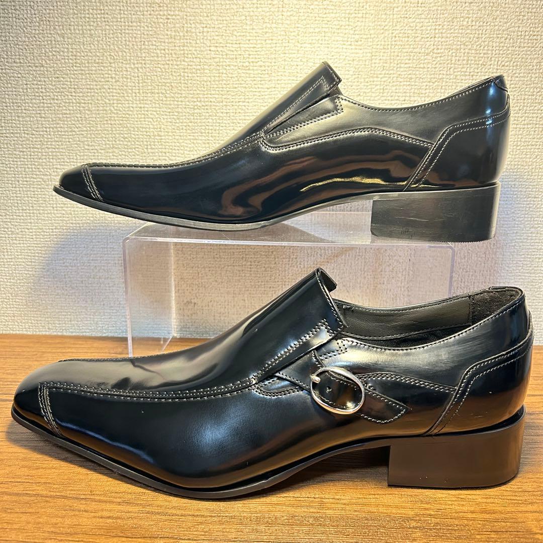 【未使用級】KATHARINE HAMNETT ブラック エナメル 26.0cm