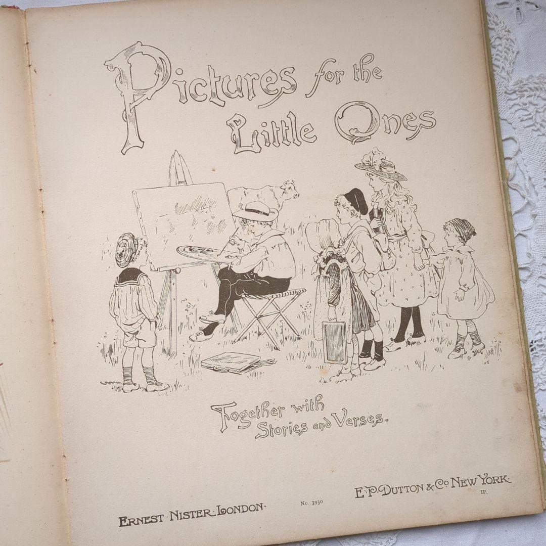 超稀少1890アーネストニスター絵本 洋書 児童書 ヴィクトリアン
