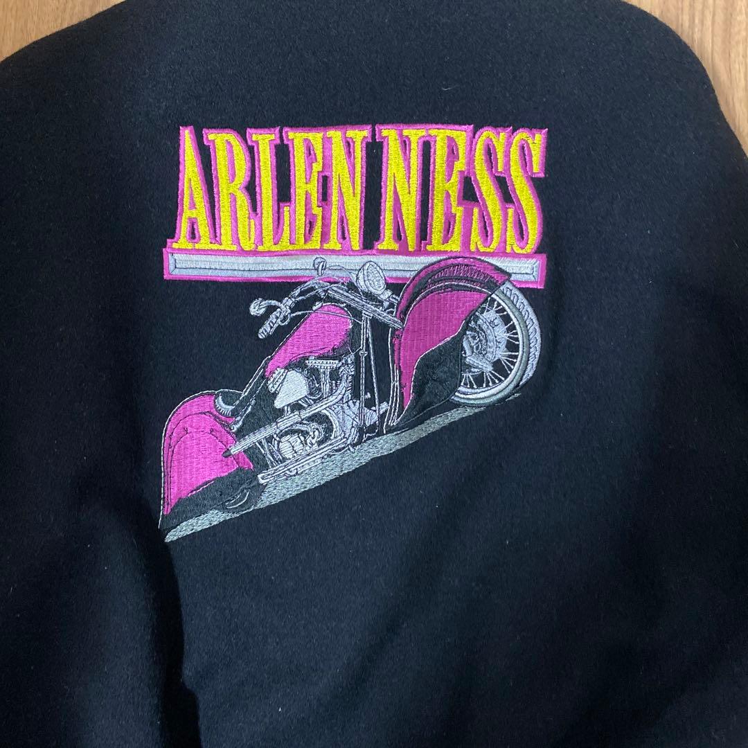 USA製　ゴールデンベア別注ARLEN NESS スタジャン ブラック