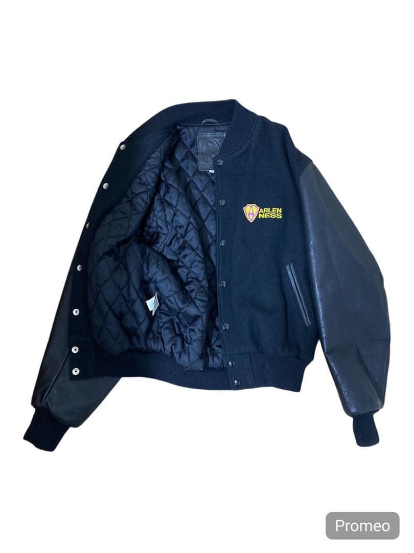 USA製　ゴールデンベア別注ARLEN NESS スタジャン ブラック