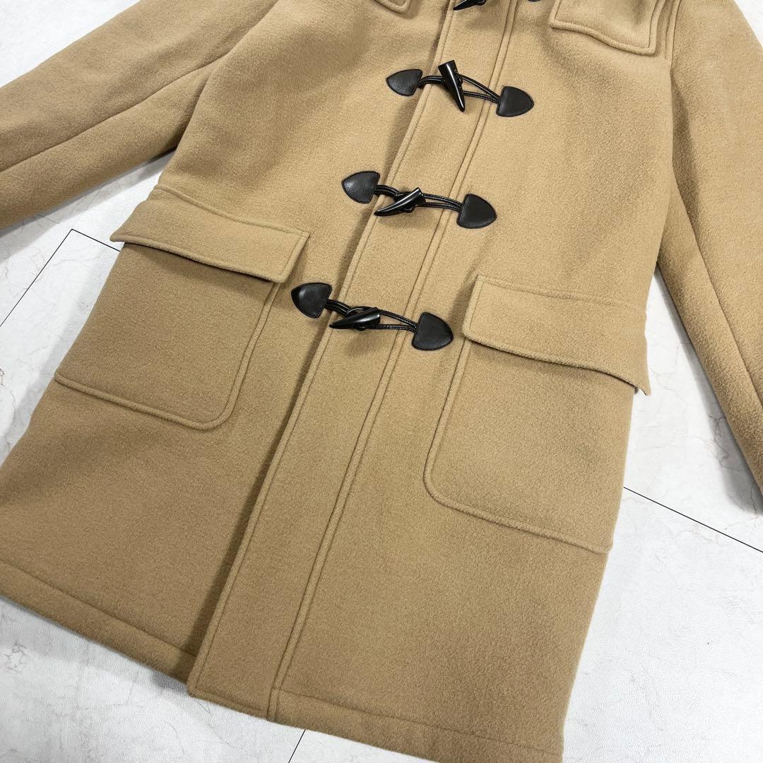 ✨未使用級 ブルックスブラザーズ 2way ダッフルコート チェック キャメル
