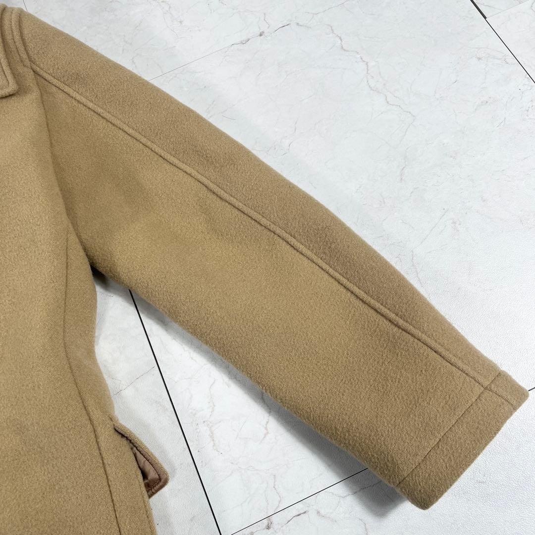 ✨未使用級 ブルックスブラザーズ 2way ダッフルコート チェック キャメル