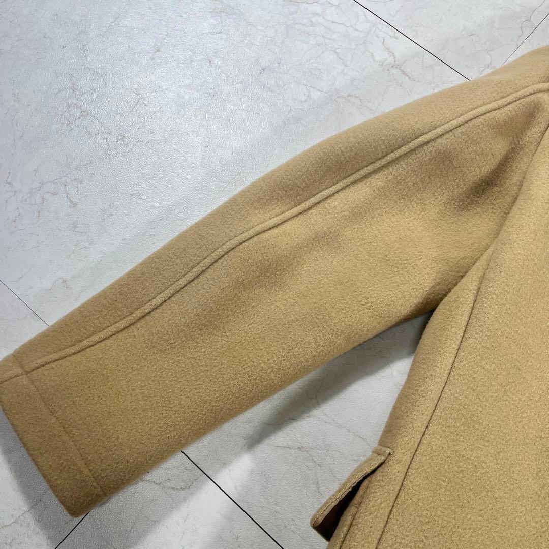 ✨未使用級 ブルックスブラザーズ 2way ダッフルコート チェック キャメル