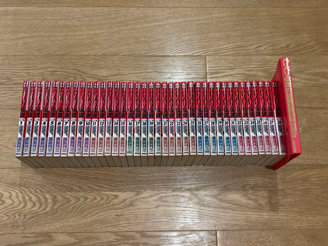 がちがち　バリバリ伝説 新装版1〜38巻＋レーシングカード＋カードホルダー