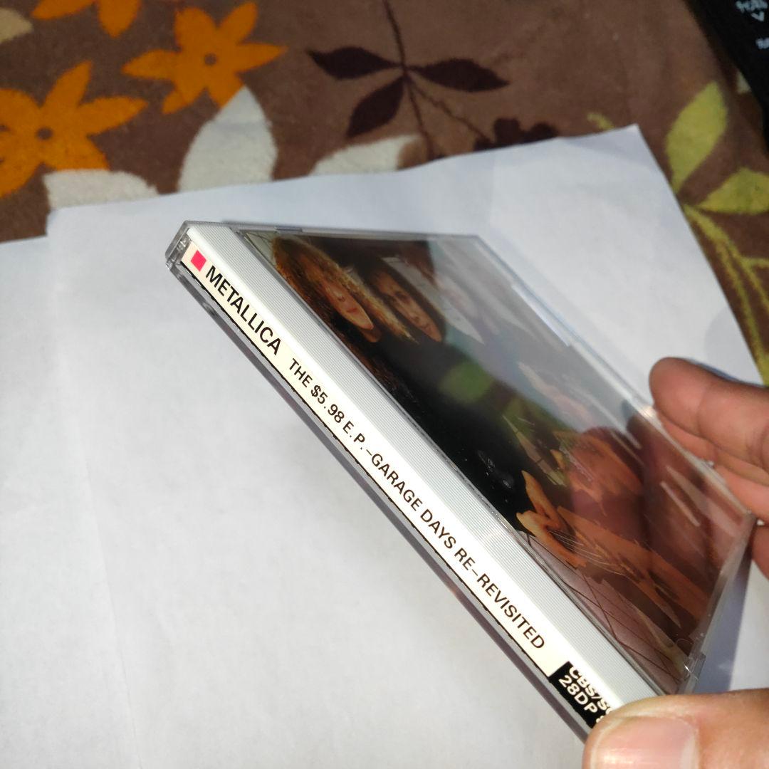 メタリカ The $5.98 E.P. - メタルガレージステッカー試験問題付き